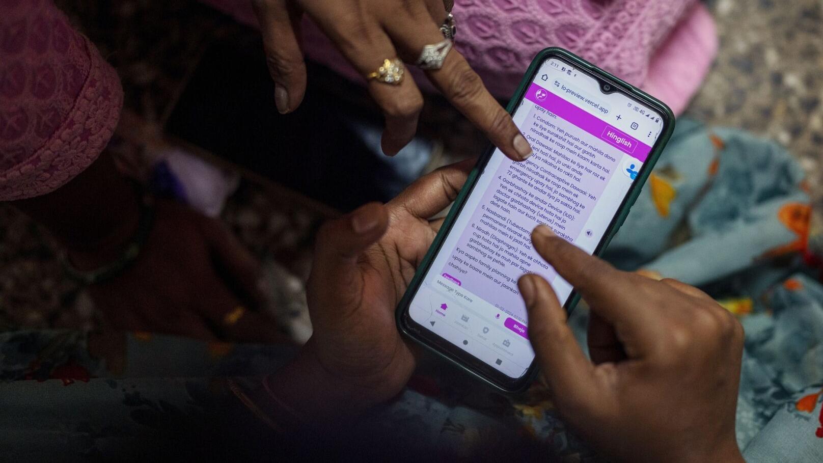 How AI health care chatbots learn from the questions of an Indian women’s organization